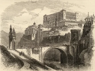Tolède, Espagne, illustration de 